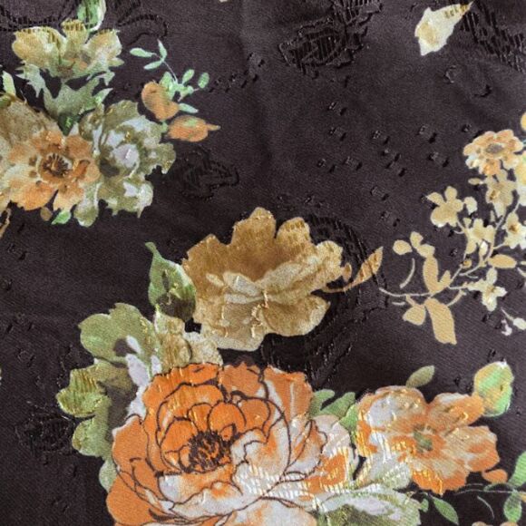 NWT Lulus Dress Black Floral Petal Prowess Lace-Up Slip Fairycore Whimsigoth S - Picture 6 of 10